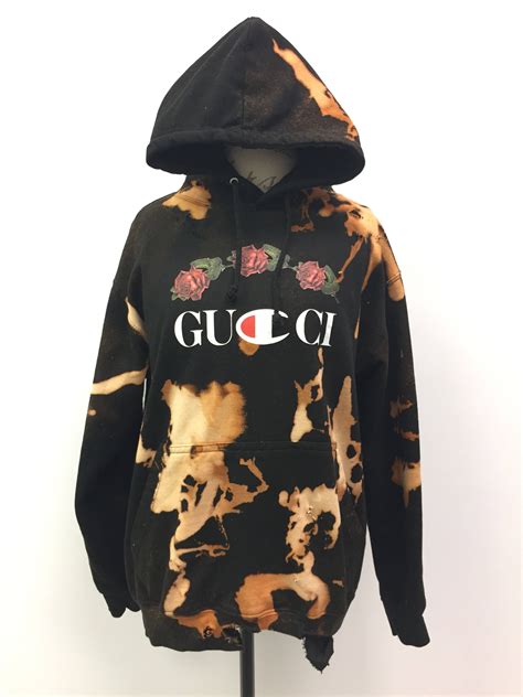 fake gucci hoody|gucci distressed hoodie.